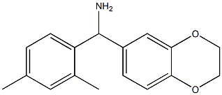 2,3-dihydro-1,4-benzodioxin-6-yl(2,4-dimethylphenyl)methanamine Struktur