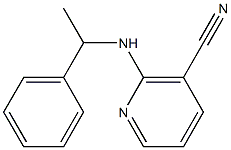 2-[(1-phenylethyl)amino]nicotinonitrile Struktur