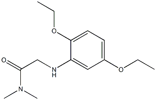 2-[(2,5-diethoxyphenyl)amino]-N,N-dimethylacetamide Struktur