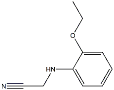 2-[(2-ethoxyphenyl)amino]acetonitrile Struktur