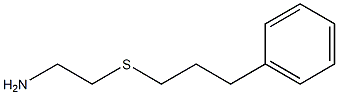 2-[(3-phenylpropyl)thio]ethanamine Struktur