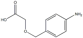 2-[(4-aminophenyl)methoxy]acetic acid Struktur