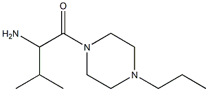 2-methyl-1-[(4-propylpiperazin-1-yl)carbonyl]propylamine Struktur