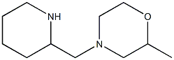 2-methyl-4-(piperidin-2-ylmethyl)morpholine Struktur