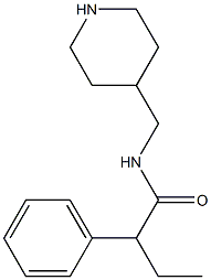 2-phenyl-N-(piperidin-4-ylmethyl)butanamide Struktur