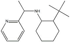 2-tert-butyl-N-[1-(pyridin-2-yl)ethyl]cyclohexan-1-amine Struktur