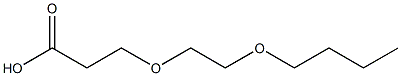 3-(2-butoxyethoxy)propanoic acid Struktur