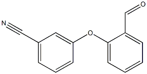 3-(2-formylphenoxy)benzonitrile Struktur