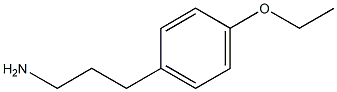 3-(4-ethoxyphenyl)propan-1-amine Struktur