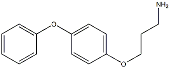 3-(4-phenoxyphenoxy)propan-1-amine Struktur