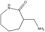 3-(aminomethyl)azepan-2-one Struktur