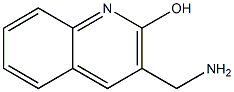 3-(aminomethyl)quinolin-2-ol Struktur