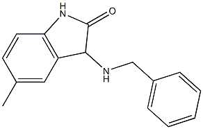 3-(benzylamino)-5-methyl-2,3-dihydro-1H-indol-2-one Struktur