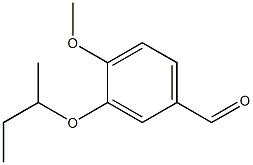 3-(butan-2-yloxy)-4-methoxybenzaldehyde Struktur