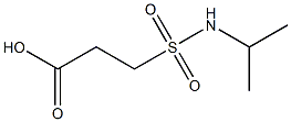 3-(propan-2-ylsulfamoyl)propanoic acid Struktur