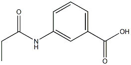 3-(propionylamino)benzoic acid Struktur