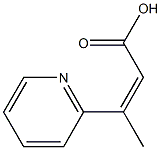 3-(pyridin-2-yl)but-2-enoic acid Struktur