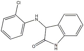 3-[(2-chlorophenyl)amino]-2,3-dihydro-1H-indol-2-one Struktur