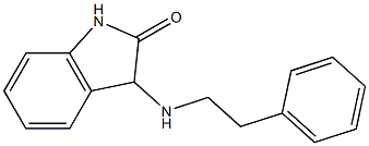 3-[(2-phenylethyl)amino]-2,3-dihydro-1H-indol-2-one Struktur