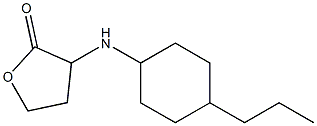 3-[(4-propylcyclohexyl)amino]oxolan-2-one Struktur