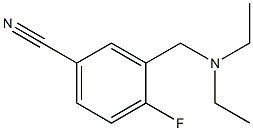 3-[(diethylamino)methyl]-4-fluorobenzonitrile Struktur