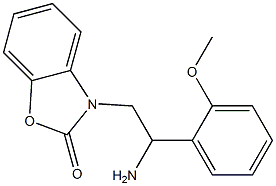 3-[2-amino-2-(2-methoxyphenyl)ethyl]-2,3-dihydro-1,3-benzoxazol-2-one Struktur