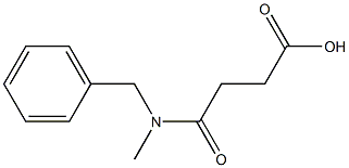 3-[benzyl(methyl)carbamoyl]propanoic acid Struktur