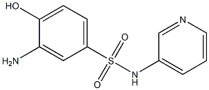 3-amino-4-hydroxy-N-(pyridin-3-yl)benzene-1-sulfonamide Struktur