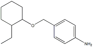 4-{[(2-ethylcyclohexyl)oxy]methyl}aniline Struktur