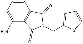 4-amino-2-(thiophen-2-ylmethyl)-2,3-dihydro-1H-isoindole-1,3-dione Struktur