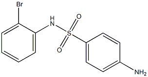 4-amino-N-(2-bromophenyl)benzenesulfonamide Struktur