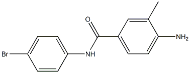 4-amino-N-(4-bromophenyl)-3-methylbenzamide Struktur