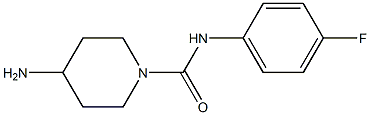 4-amino-N-(4-fluorophenyl)piperidine-1-carboxamide Struktur