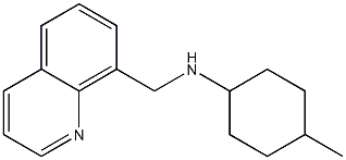 4-methyl-N-(quinolin-8-ylmethyl)cyclohexan-1-amine Struktur