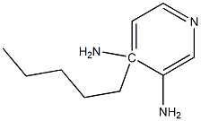 4-N-pentylpyridine-3,4-diamine Struktur