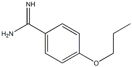 4-propoxybenzenecarboximidamide Struktur