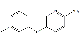 5-(3,5-dimethylphenoxy)pyridin-2-amine Struktur