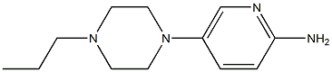 5-(4-propylpiperazin-1-yl)pyridin-2-amine Struktur