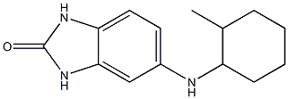 5-[(2-methylcyclohexyl)amino]-2,3-dihydro-1H-1,3-benzodiazol-2-one Struktur