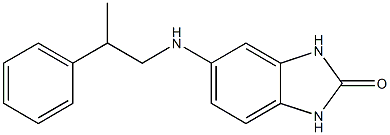 5-[(2-phenylpropyl)amino]-2,3-dihydro-1H-1,3-benzodiazol-2-one Struktur