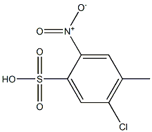 5-chloro-4-methyl-2-nitrobenzene-1-sulfonic acid Struktur