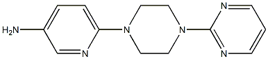 6-[4-(pyrimidin-2-yl)piperazin-1-yl]pyridin-3-amine Struktur