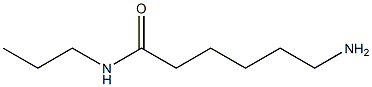 6-amino-N-propylhexanamide Struktur