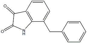 7-benzyl-1H-indole-2,3-dione Struktur