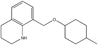 8-{[(4-methylcyclohexyl)oxy]methyl}-1,2,3,4-tetrahydroquinoline Struktur