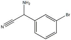 amino(3-bromophenyl)acetonitrile Struktur