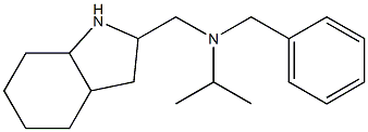 benzyl(octahydro-1H-indol-2-ylmethyl)propan-2-ylamine Struktur