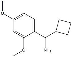 cyclobutyl(2,4-dimethoxyphenyl)methanamine Struktur