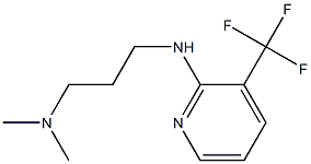 dimethyl(3-{[3-(trifluoromethyl)pyridin-2-yl]amino}propyl)amine Struktur