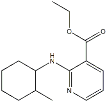 ethyl 2-[(2-methylcyclohexyl)amino]pyridine-3-carboxylate Struktur